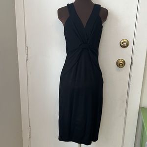 Anthropologie: Bailey 44 Black Sleeveless V-Neck Cocktail Dress - Size Small
